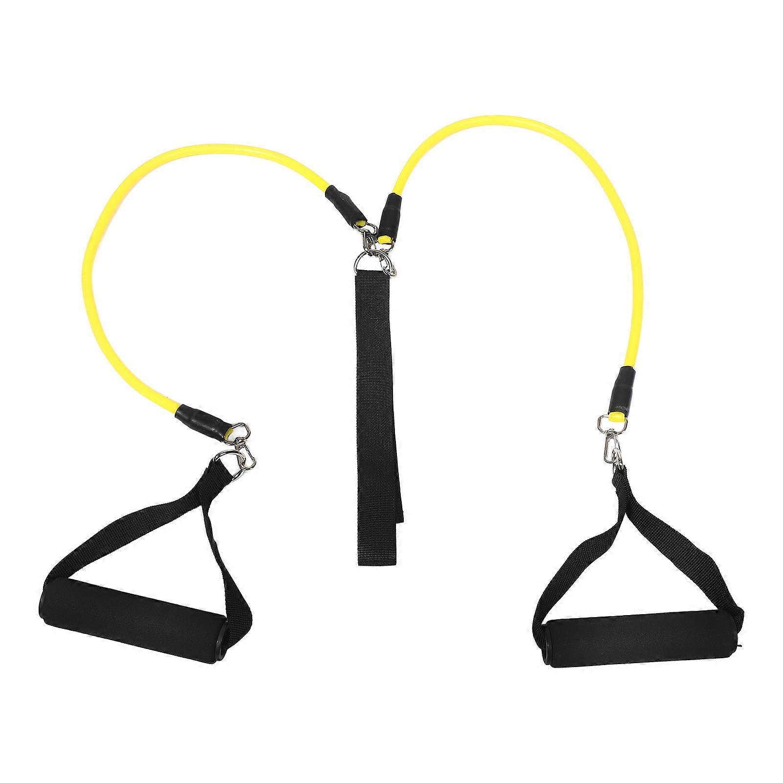 Swimming Strength Training Belt For Adults Swim Resistance Equipment Ideal For Child Swim Training In Yellow 1Set