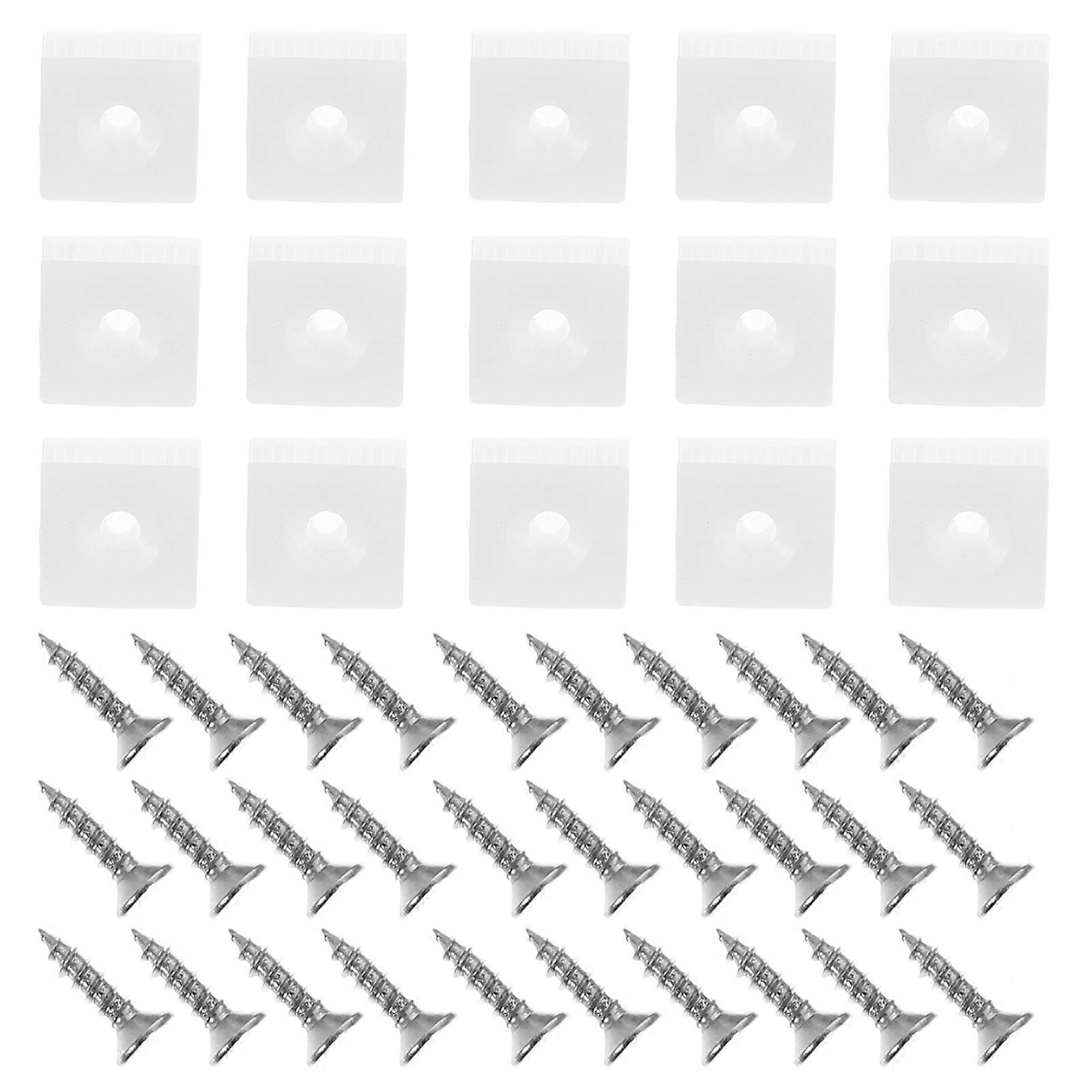 Plastic Angle Brackets For DIY Furniture Projects And Drawer Repair Kit Suitable For Cabinet And Wardrobe Shelves Multi Color Durable Material 50Pcs