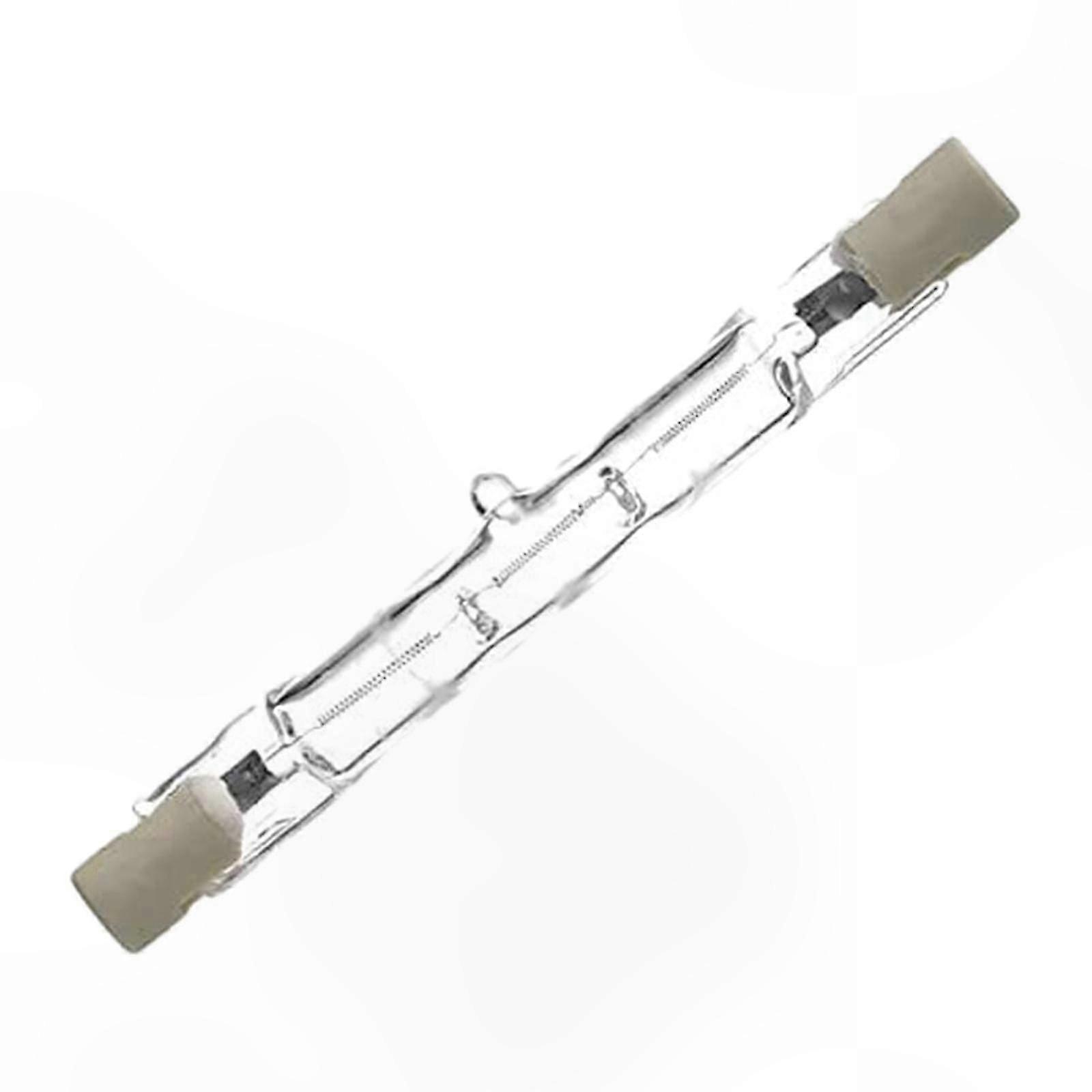 R7S Halogen Linear Light Bulb Warm White 118mm J Type Halogen Light Bulb 360 Beam Angle Dimmable for Work Wall Sconces Floor