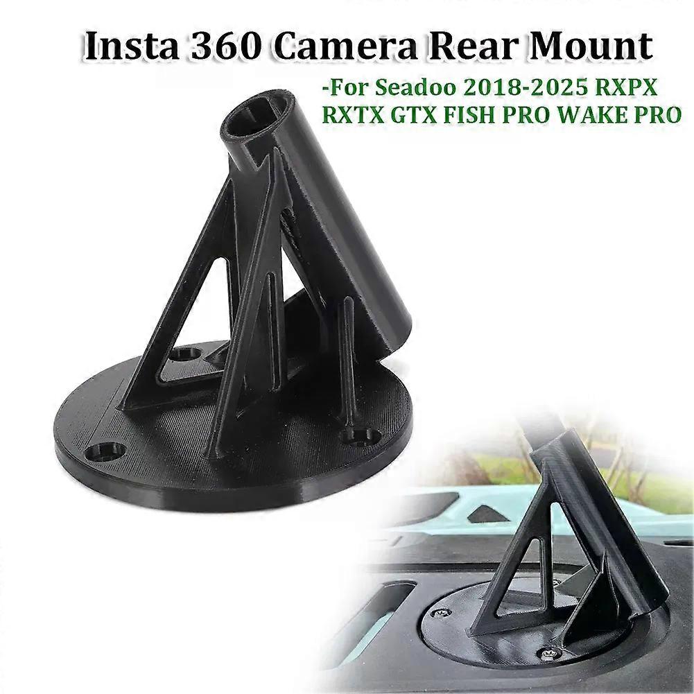For Seadoo Insta 360 Camera Rear Mount For 2018-2025 RXPX GTR GTI RXTX GTX FISH PRO WAKE PRO