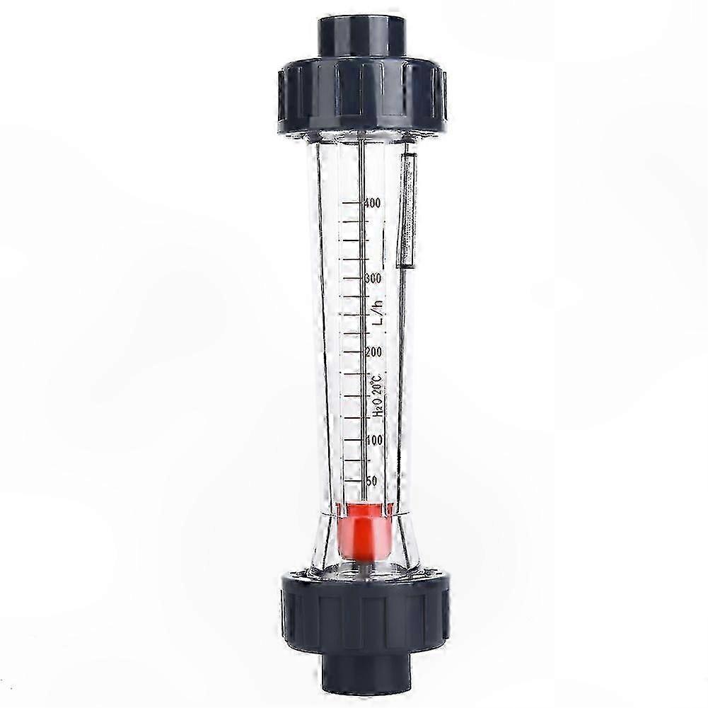 High Precision ABS Plastic Liquid Flow Meter, 40-400L/H Water Flow Measurement Tube Sensor