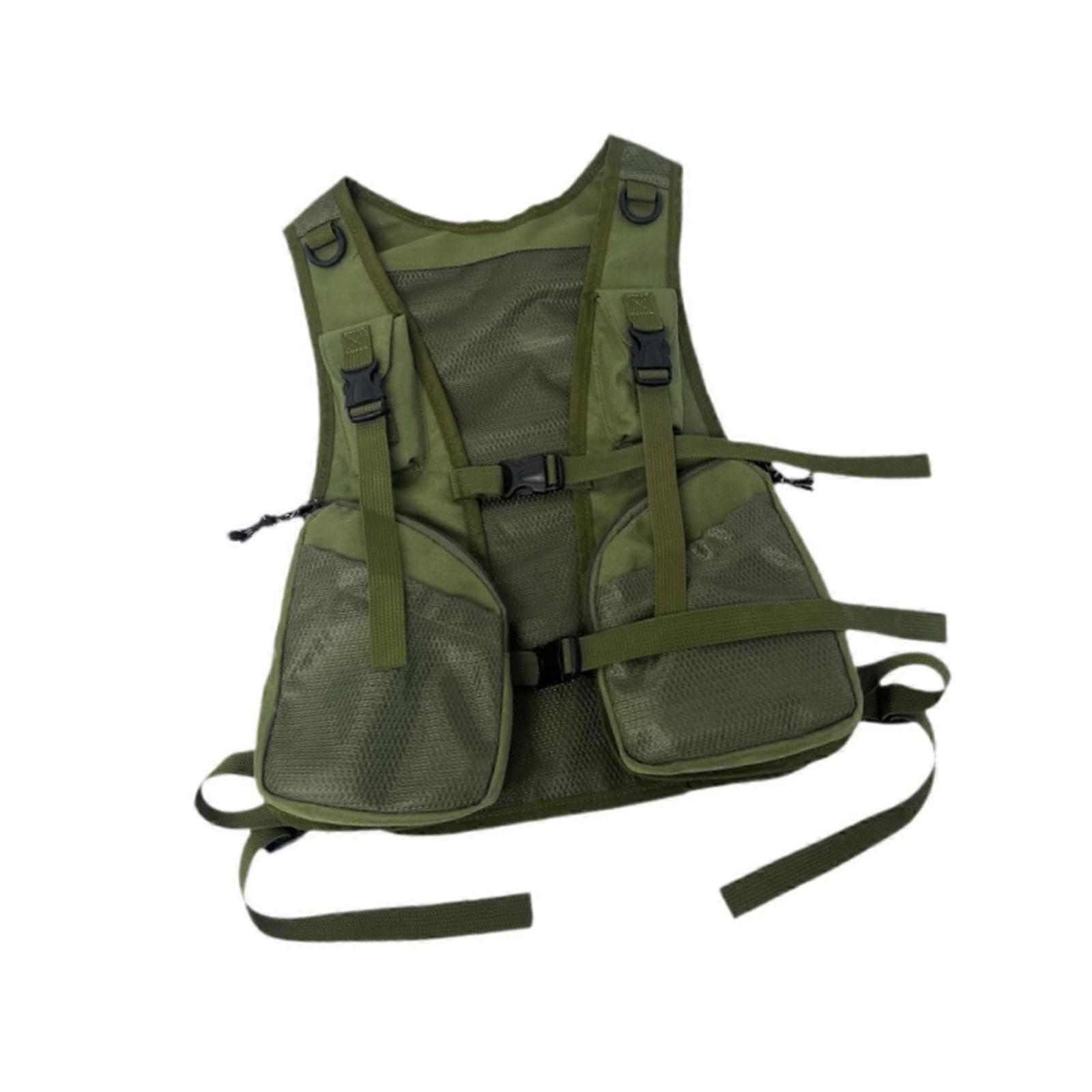 Vest Bag Lightweight Reflective Strip Running Backpack Daypack For Running And Cycling Climbing Skiing Hiking Green