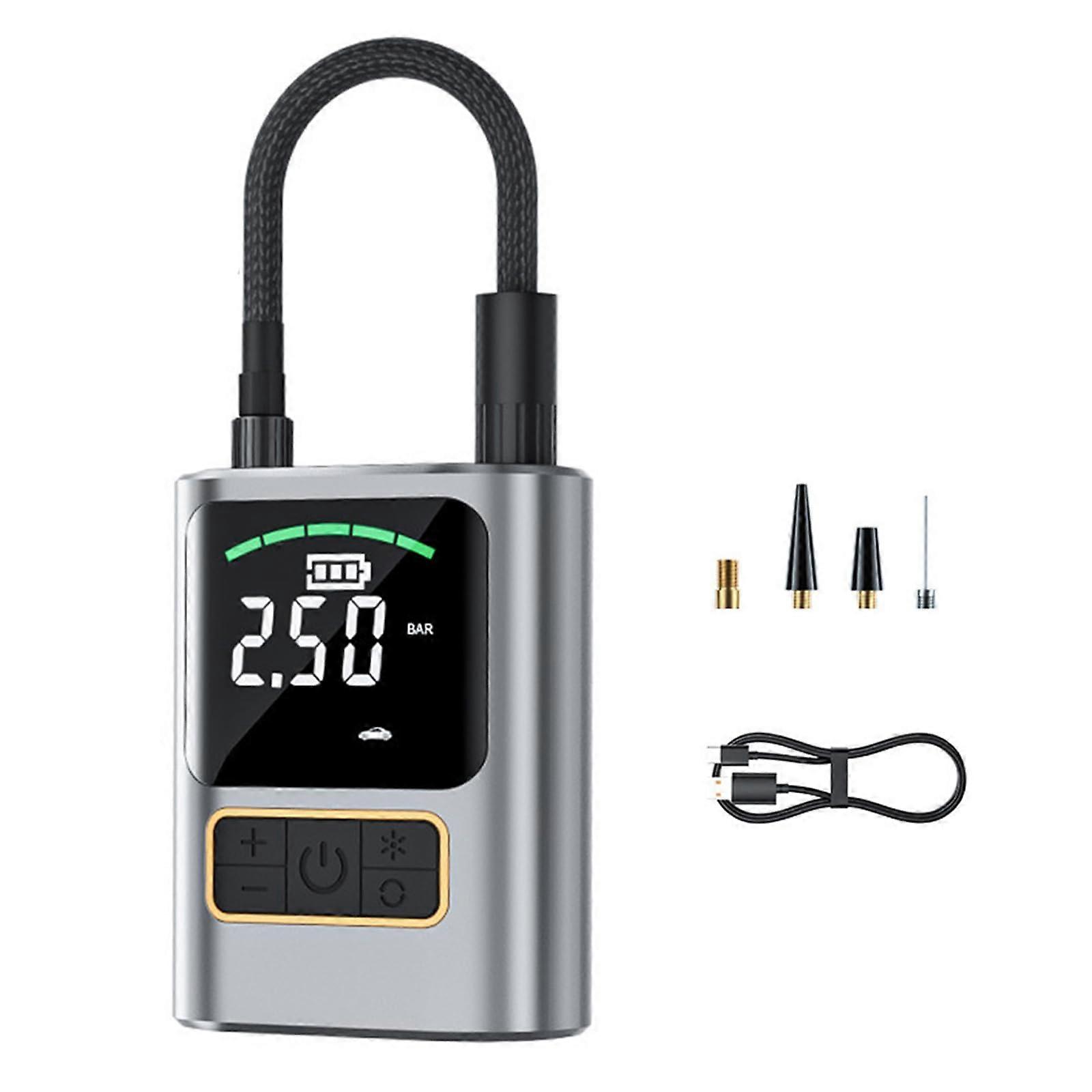 Efficient Portable Tire Pumps Multifunction Electric Air Compressor Simple To Use For Car Motorcycle Bikes Balls Inflation Car Tire Inflation