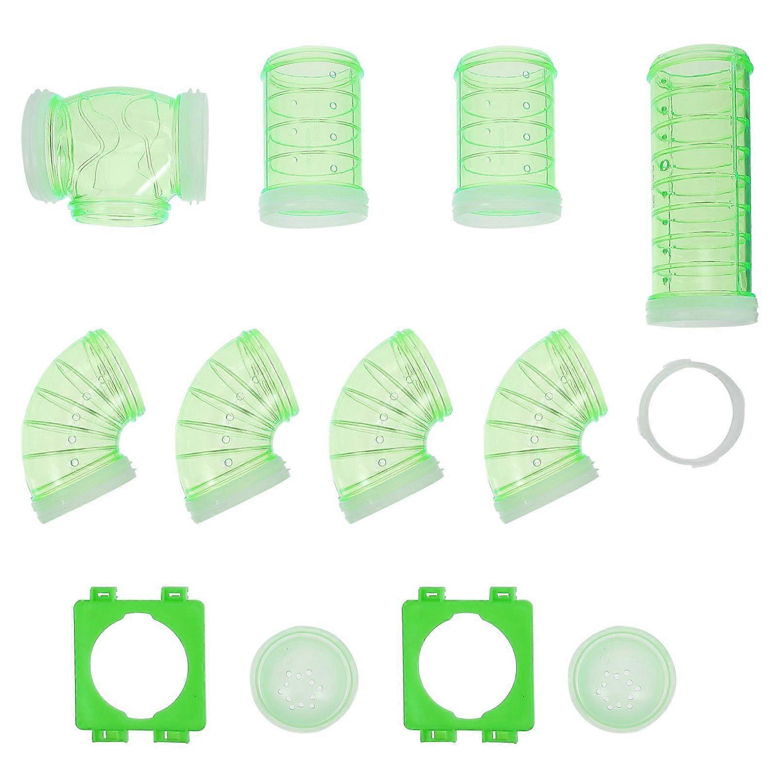 1 Set Hamster Tubes Connection Plates Adventure External Pipe DIY Connection Tunnel