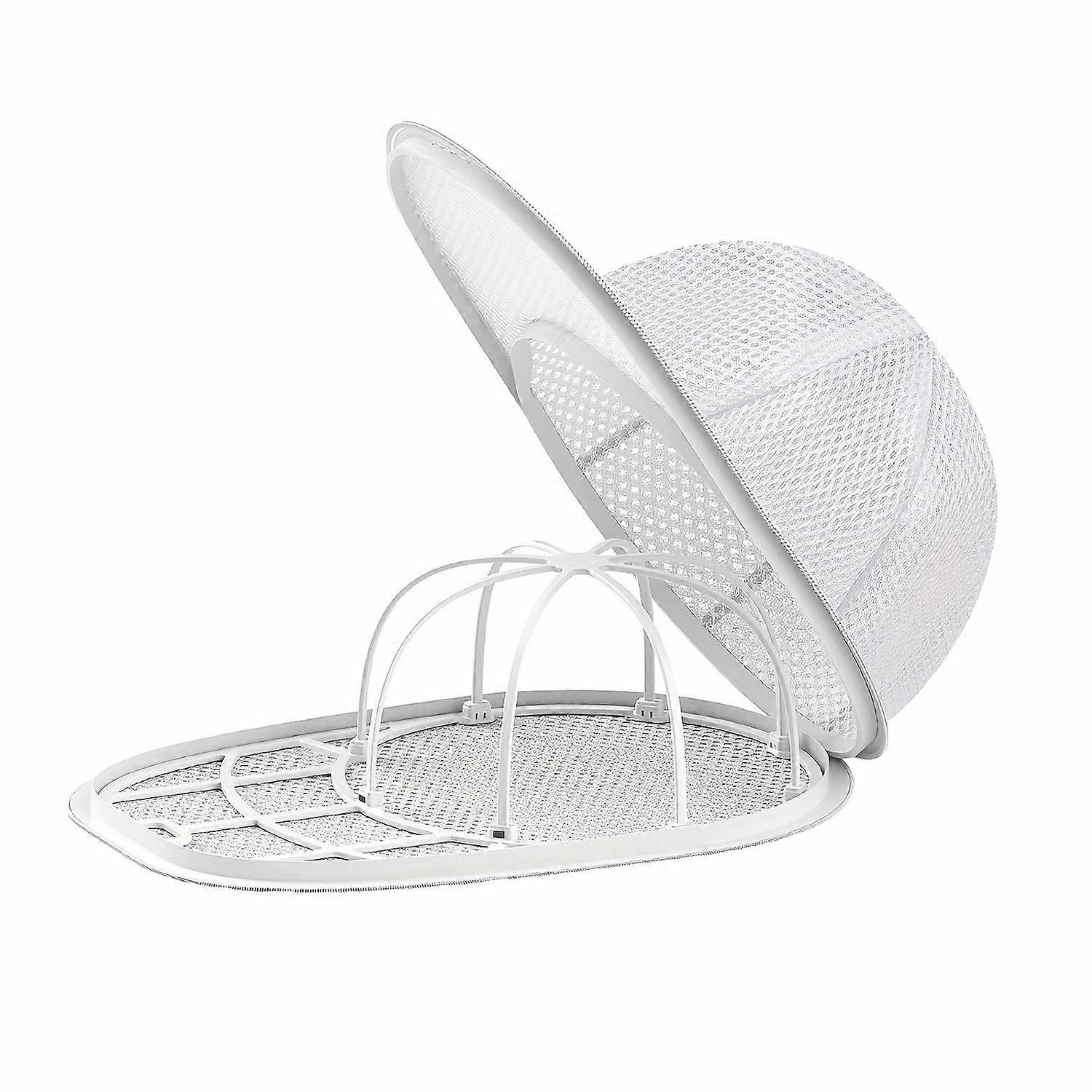 1pc Hat Washer Cage, Snap-Lock Design, Foldable & Portable for Washing