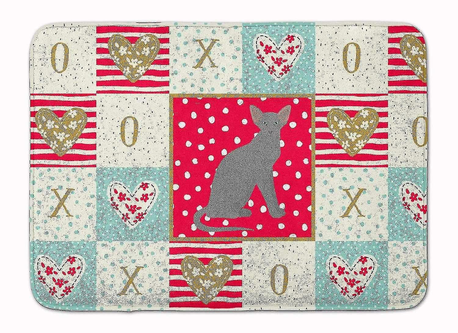 Oriental Kurzhaar Katze Liebe Maschine waschbare Memory Foam Matte