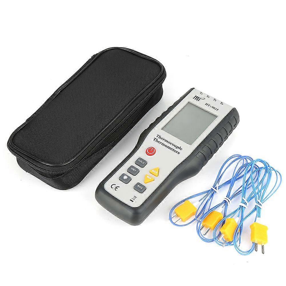 HT-9815 4-Channel K Type Digital Thermocouple Sensor Thermometer
