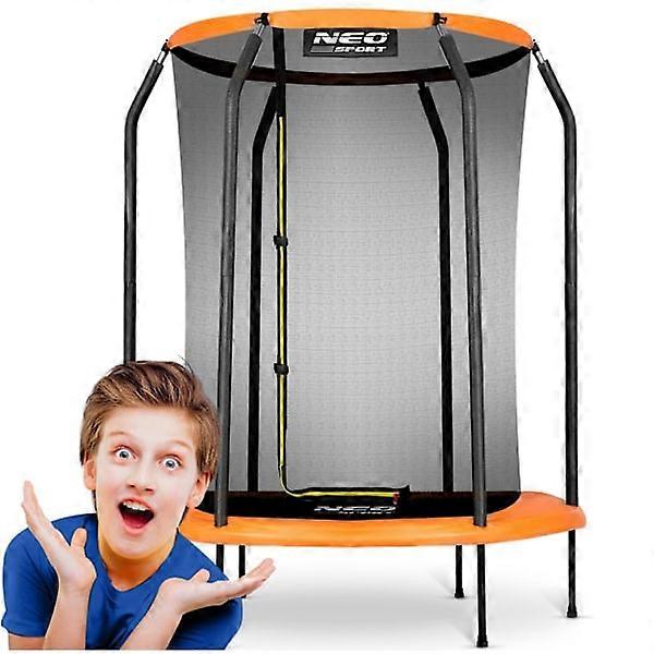 Trampoline for the garden 152 cm. The set includes: Trampoline 152 cm, 6 legs, 6 posts with foam protection, Inner safety net