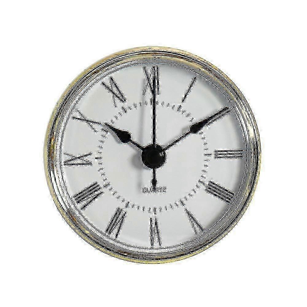 Clock Insert Black Arabic Numerals Quartz Movement Clock 2.8inch/70...
