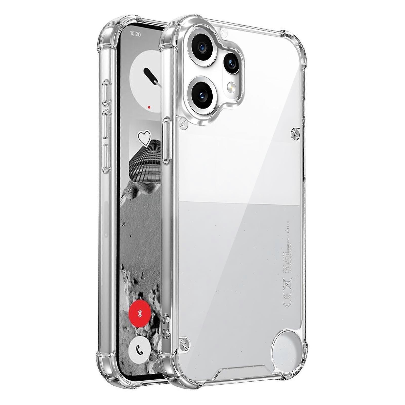 (New) Four-corner Shockproof Acrylic +TPU Phone Case