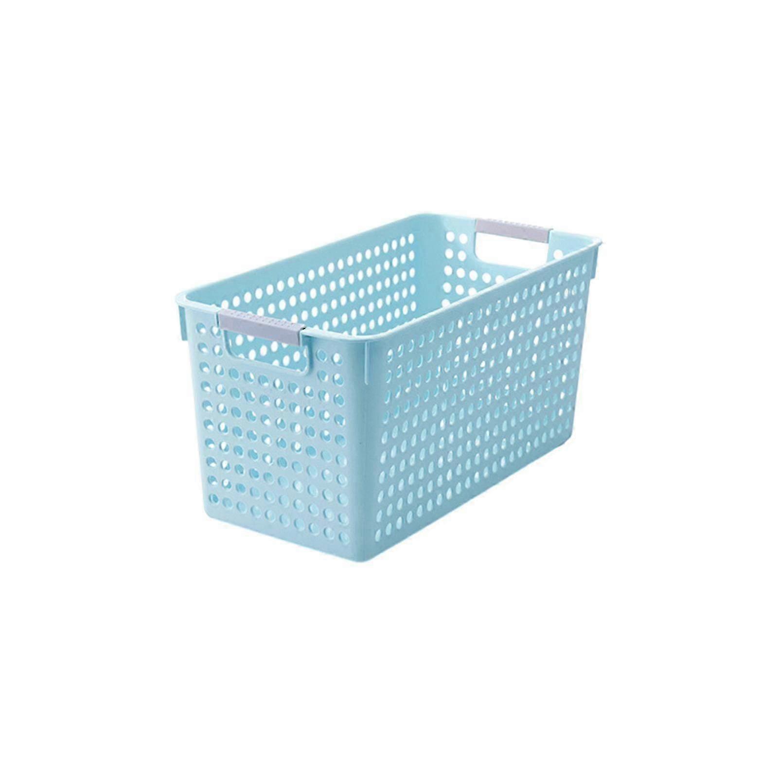 Plastic laundry basket, 34×16.5×16cm, white, foldable, space-saving and multi-functional