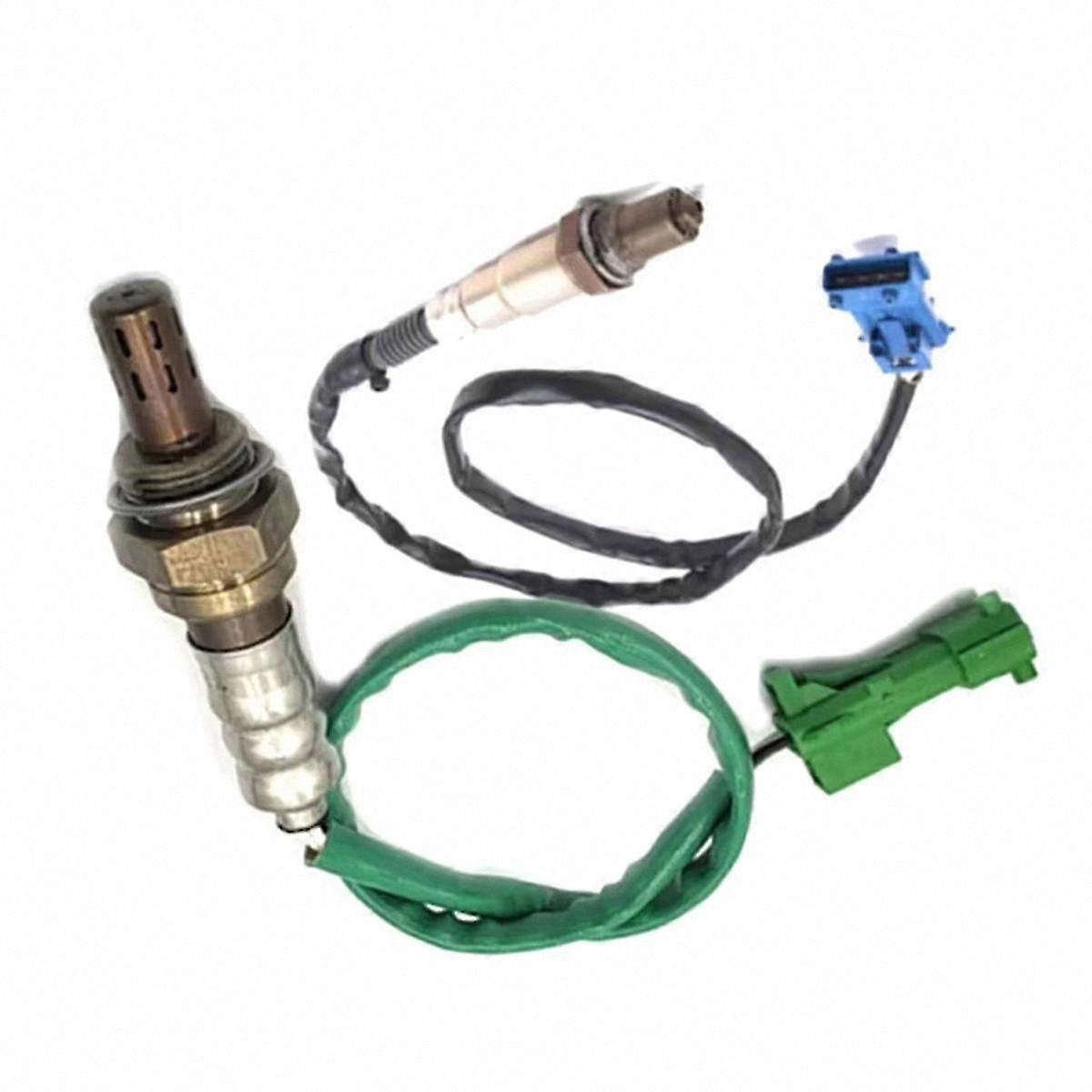 2 Pieces Universal O2 Oxygen Sensor Compatible with Multiple Car Models including 1007, 106, 206, 207, 306, 307, 406, 407, 607, BIPPER, PARTNER Engine