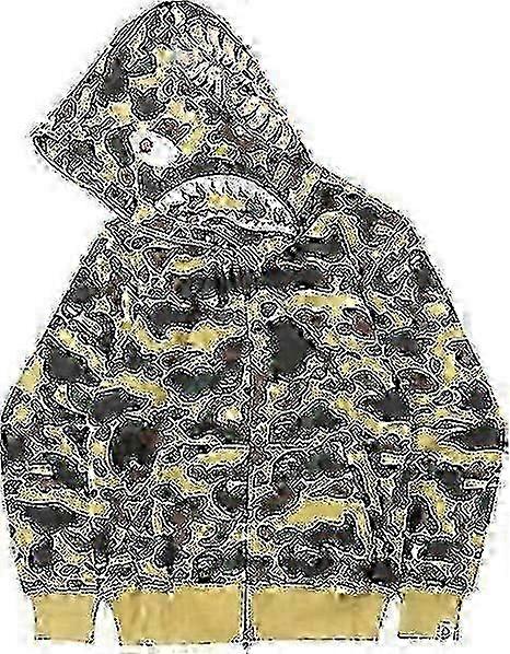 Testa di squalo Testa di scimmia Cerniera Top Colore Maglione completo Maglione 3d Felpa con cappuccio con cerniera (FMI29)