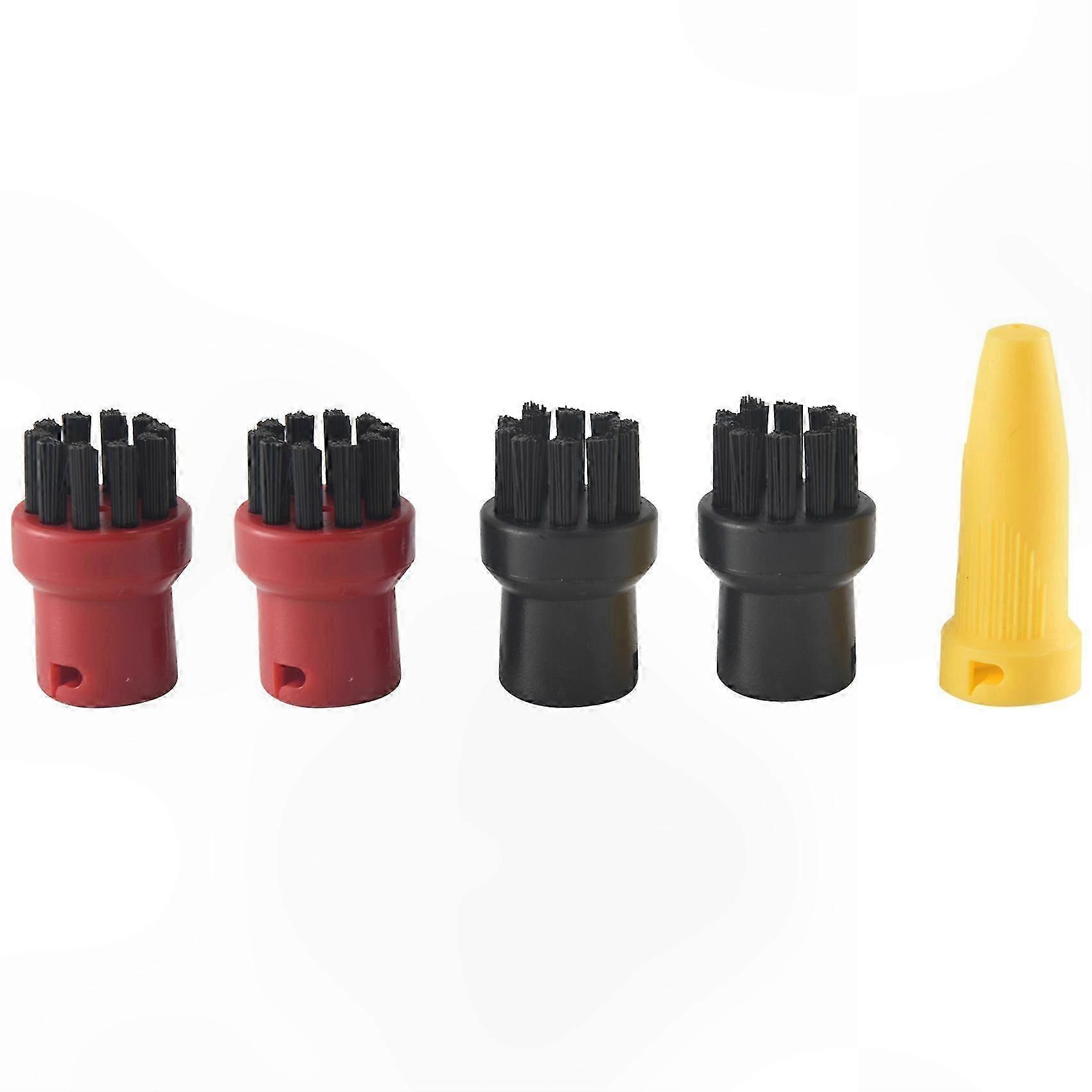 Replacement Round Brush Nozzle for SC Series Steam Cleaners Compatible with Multiple Models
