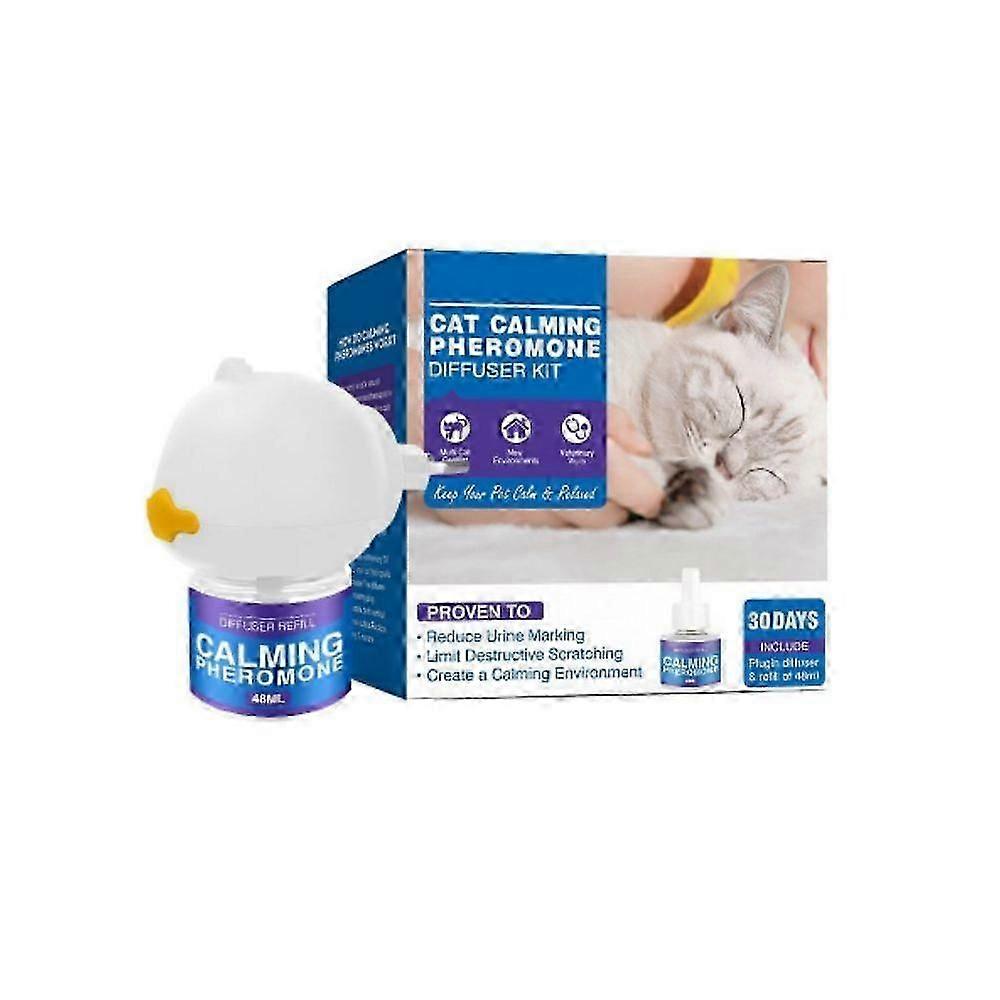 Cat Calming Pheromone Diffuser - Cat Calming Diffusers Advanced for Cat Anxiety.