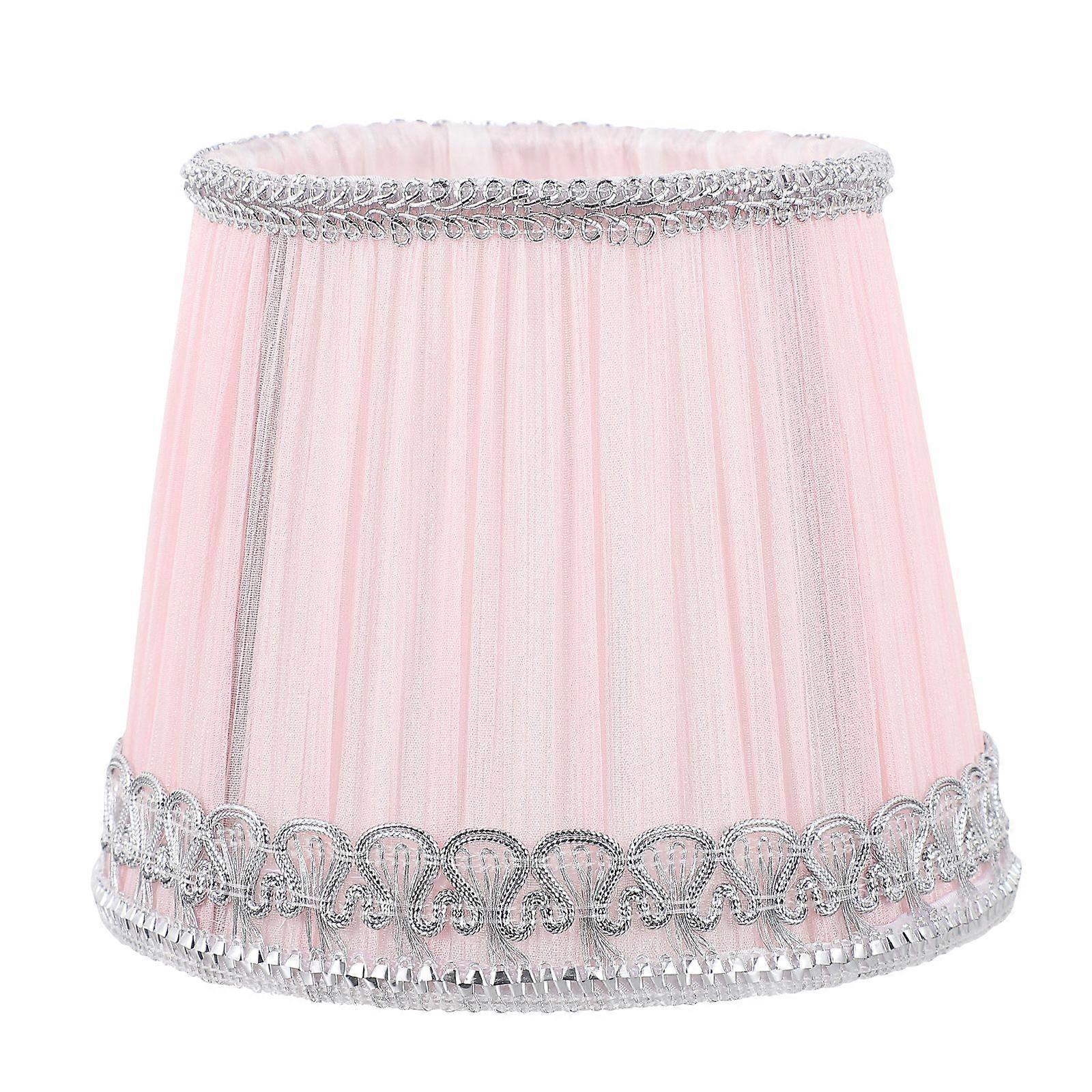Pleated Light Cover Replacement Accessory Chiffon Lampshade Light Shade Decor