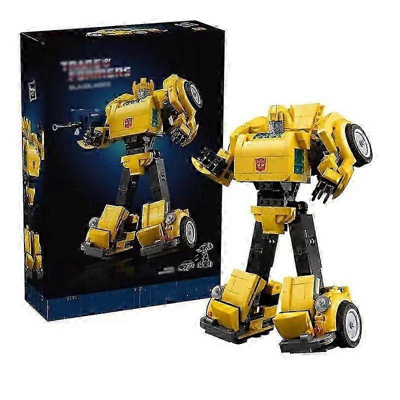 2025 Yellow Bumblebee Two-in-One Building Block Toy Gift for Children