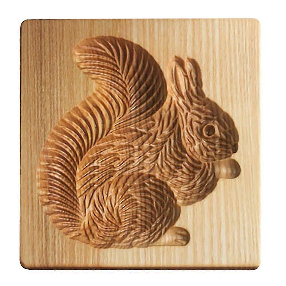 Ausstechform Form Holz Eichhörnchen Shortbread