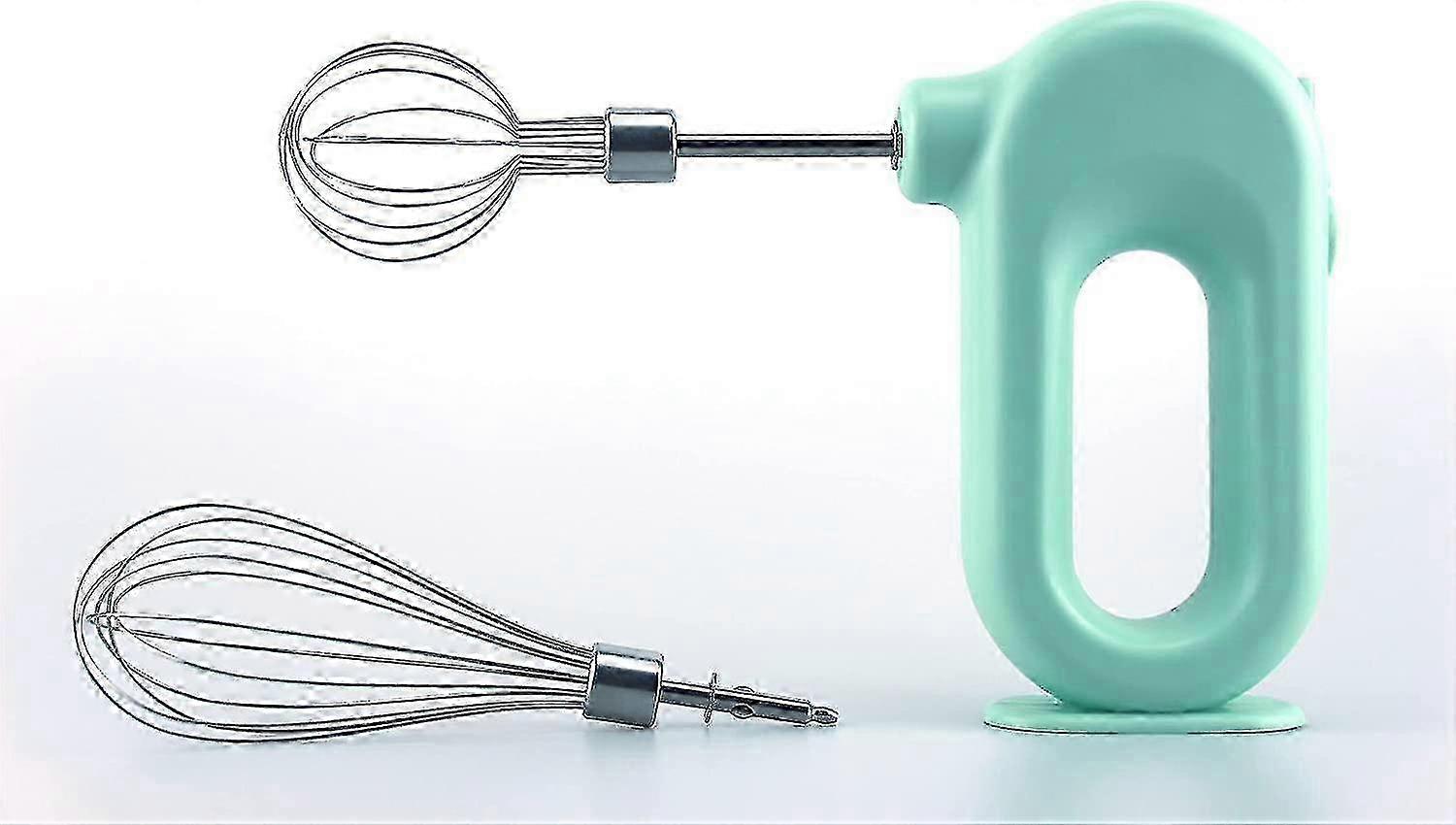 Cordless Electric Hand Mixer USB Rechargeable with 2 Detachable Beaters 4 Speed Modes for Home Kitchen Baking