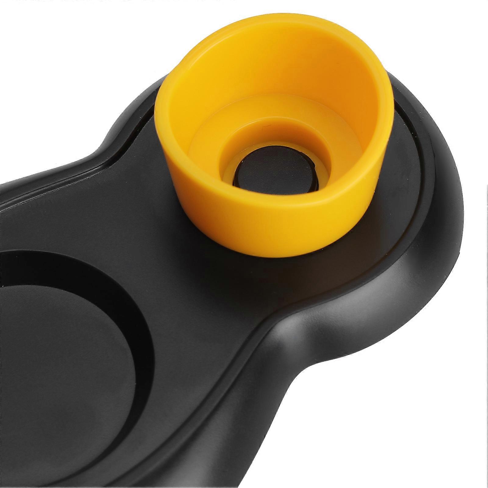 Reusable Coffee Capsule Storage Base Holder Yellow 102x31mm