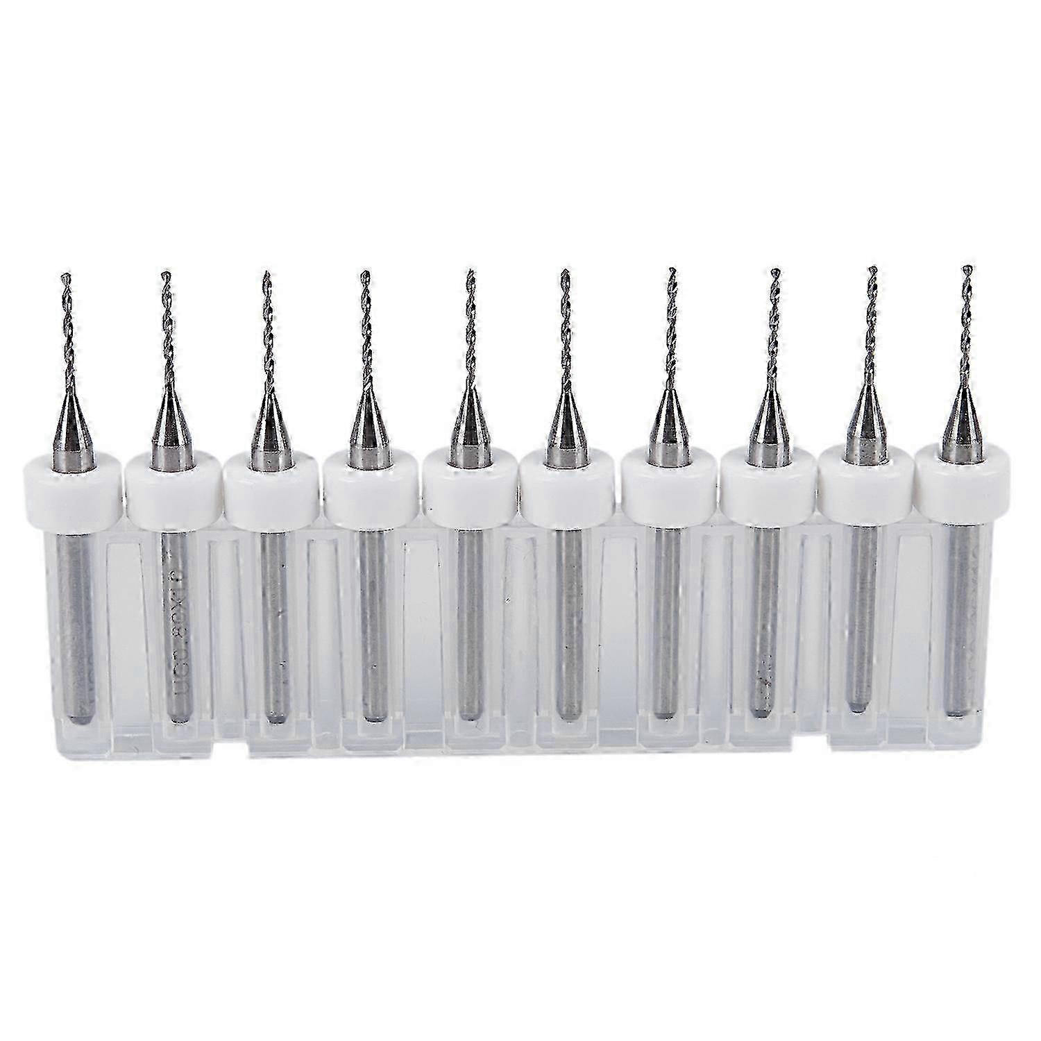 10pcs/Set 0.8mm High Quality PCB Print Circuit Board Carbide Mini Drill Bits Tool