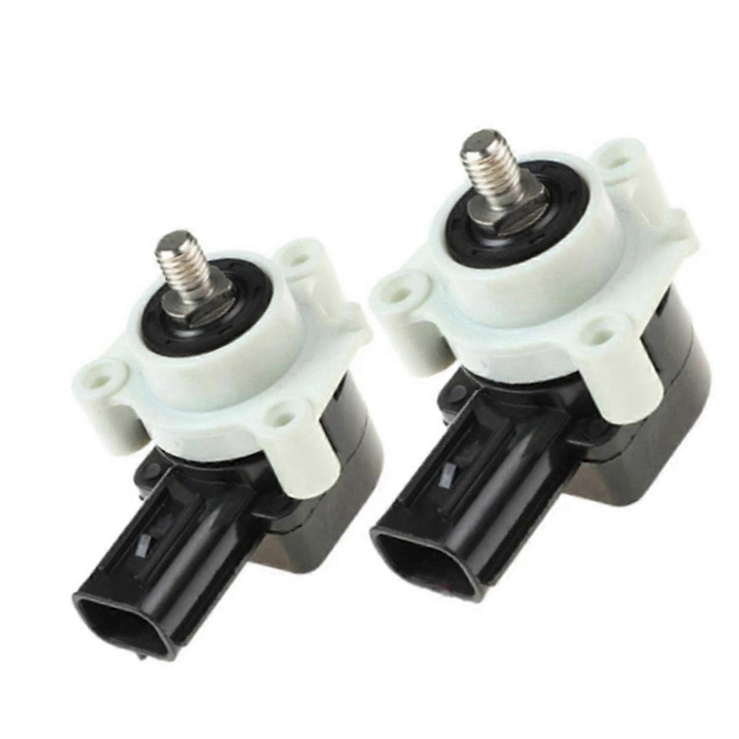 2Pcs Front+Rear Headlamp Leveler Height Sensor with Cable 8651A064 8651A065 for Montero 4 IV 2006-2016