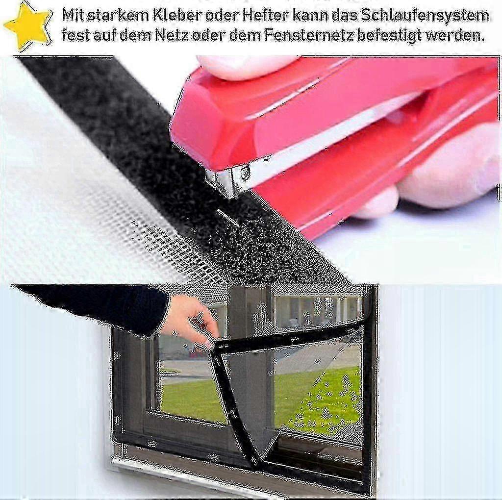 Durable Hook and Loop Tape, 20mm Wide x 50m Long, Self-Adhesive Fastening Strip for Home and Office Use