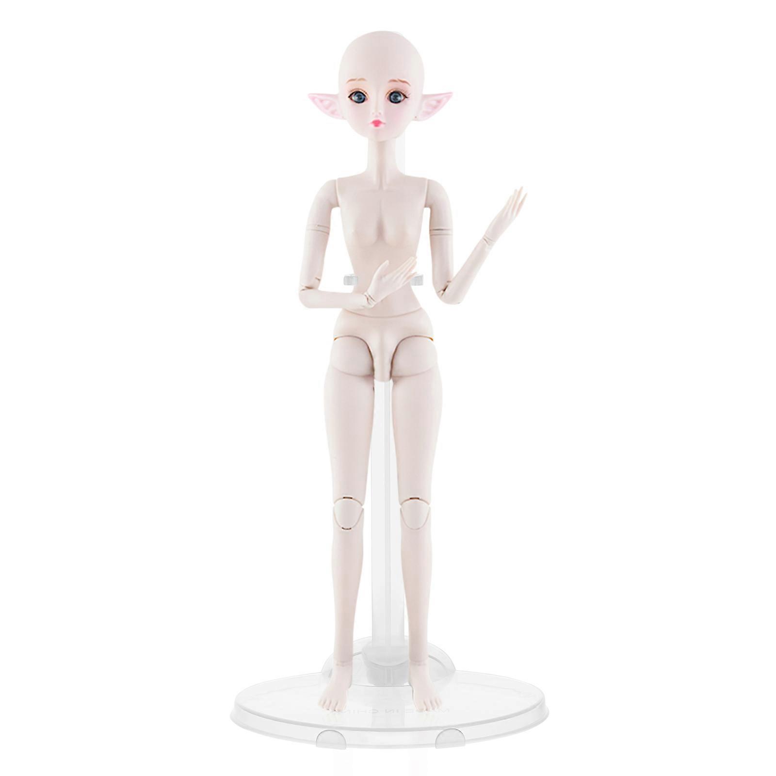 Doll Holding Stand Plastic Adjustable Transparent Model 4Pcs Supvox Set