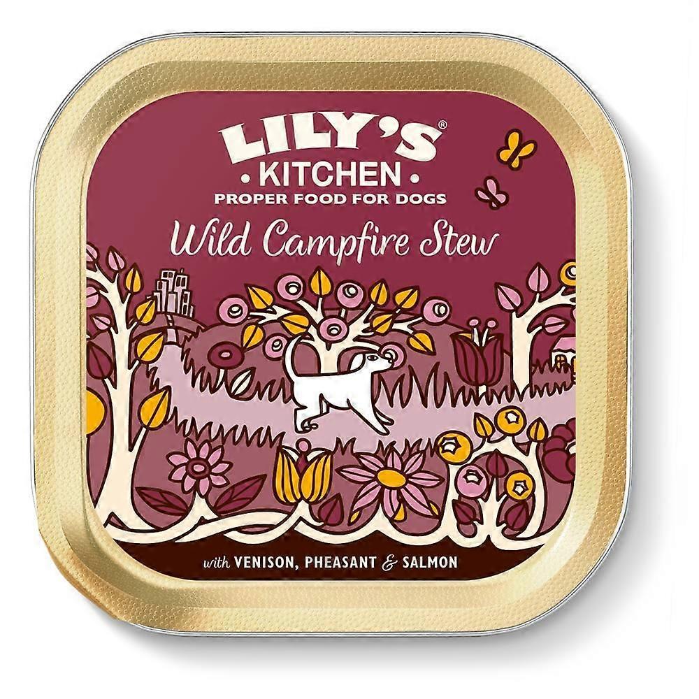Lilys Kitchen ワイルドキャンプファイヤーシチュートレイ 150g グレインフリー - 10パック