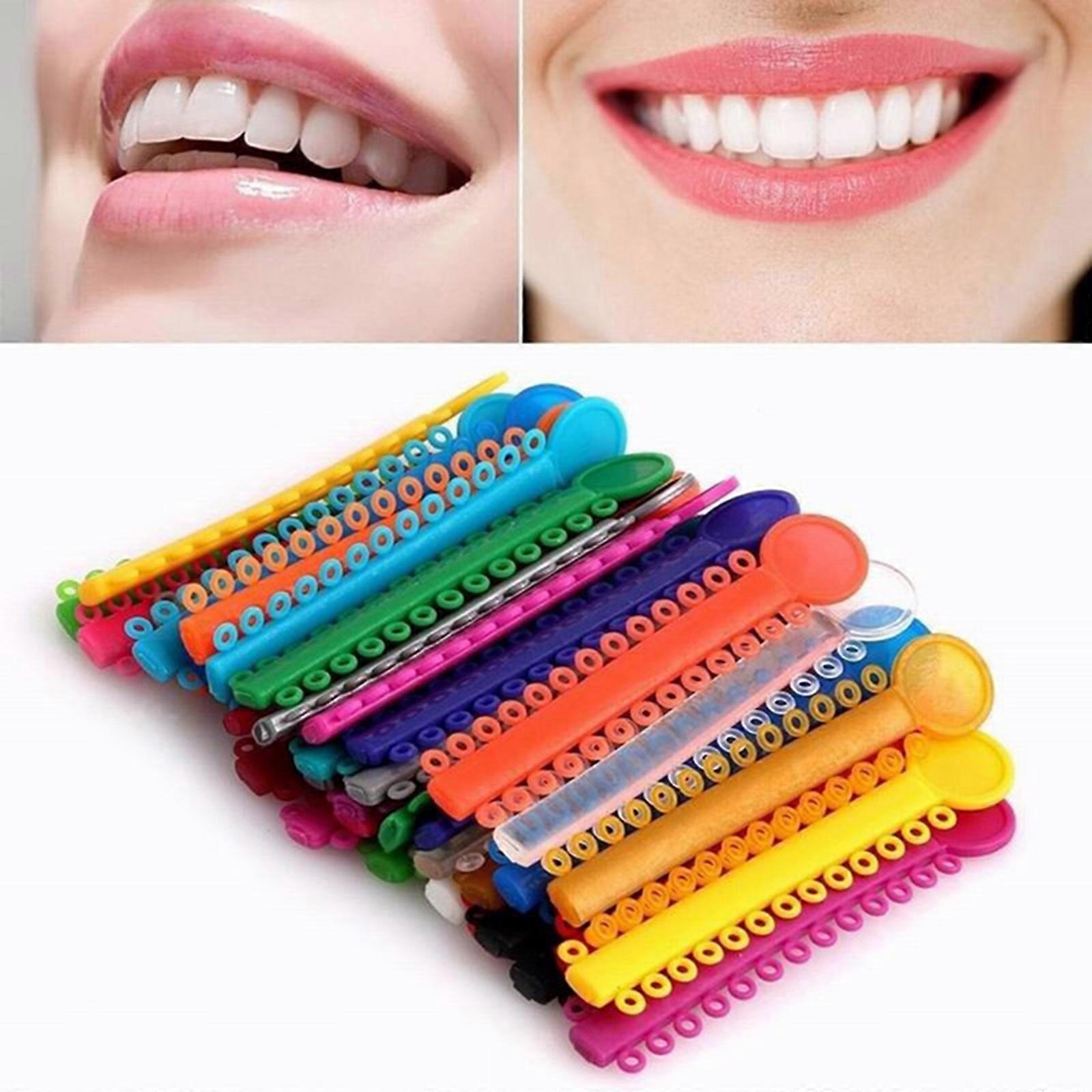 1pc Dental orthodontic consumables oral ligature ring orthodontic ligature ring plastic color ligature ring dental material