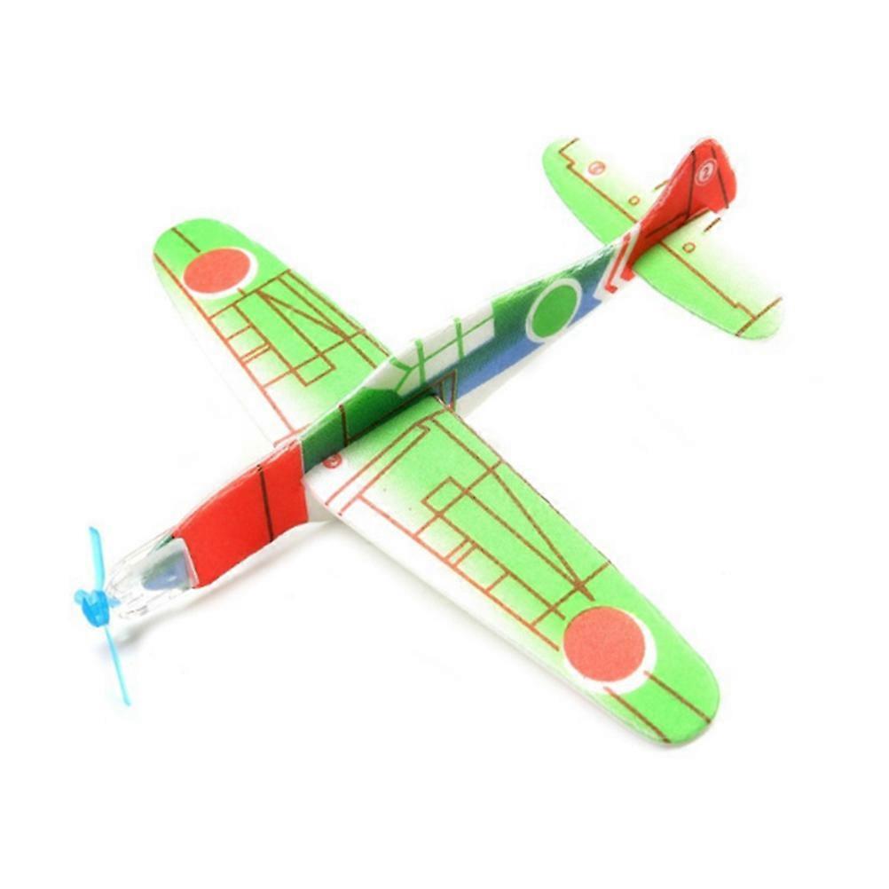 Glider Plane Plane Shape Outdoor Play Assorted Color Non Toxic Material Flying 24Pcs
