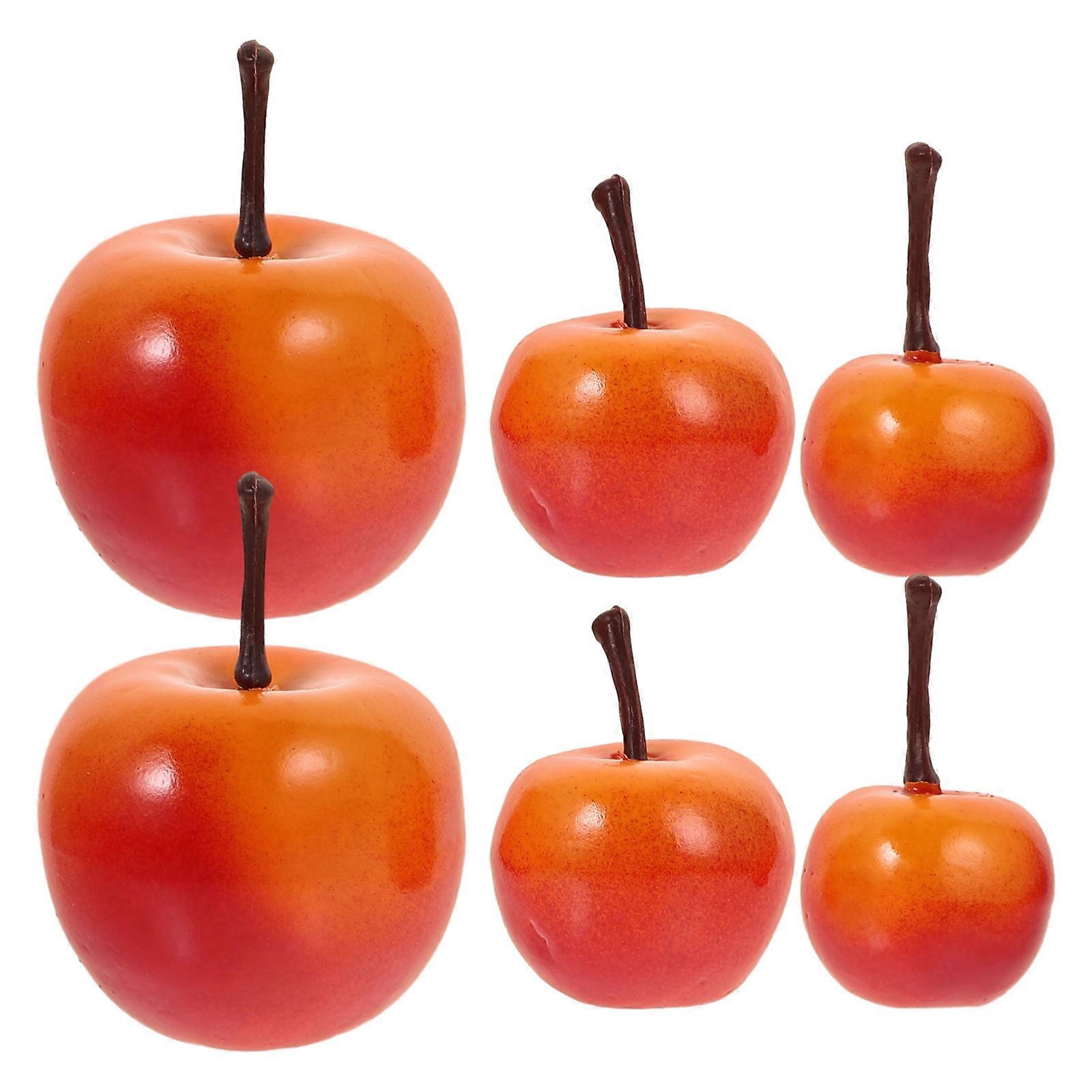 Fake Orange Foam Fruit Models for Decor 20Pcs Mini Artificial