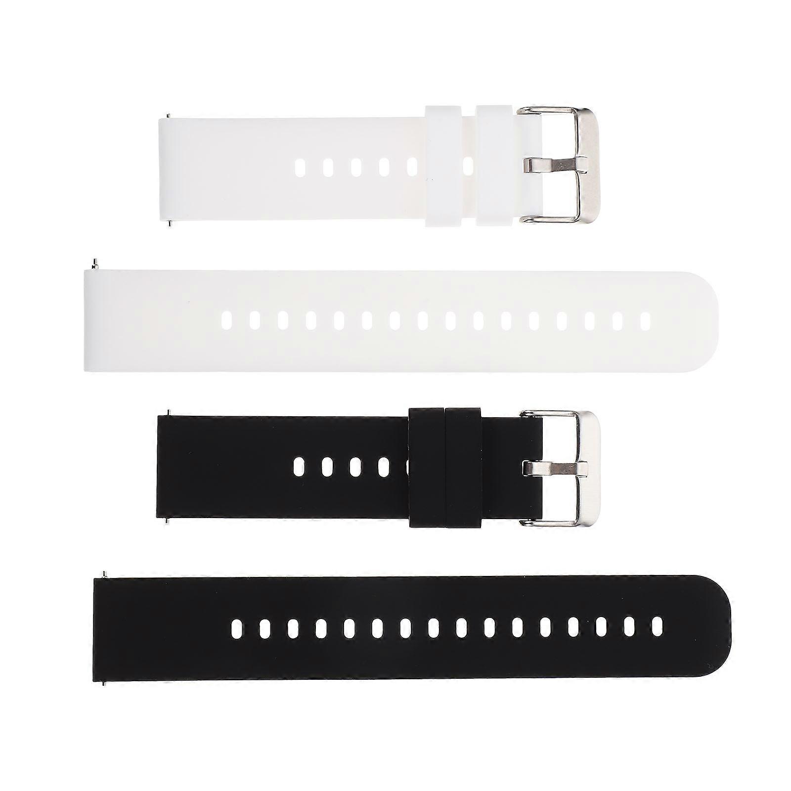 Silicone Watch Strap Smartwatch Band for Watch Use 2Pcs Non-Slip