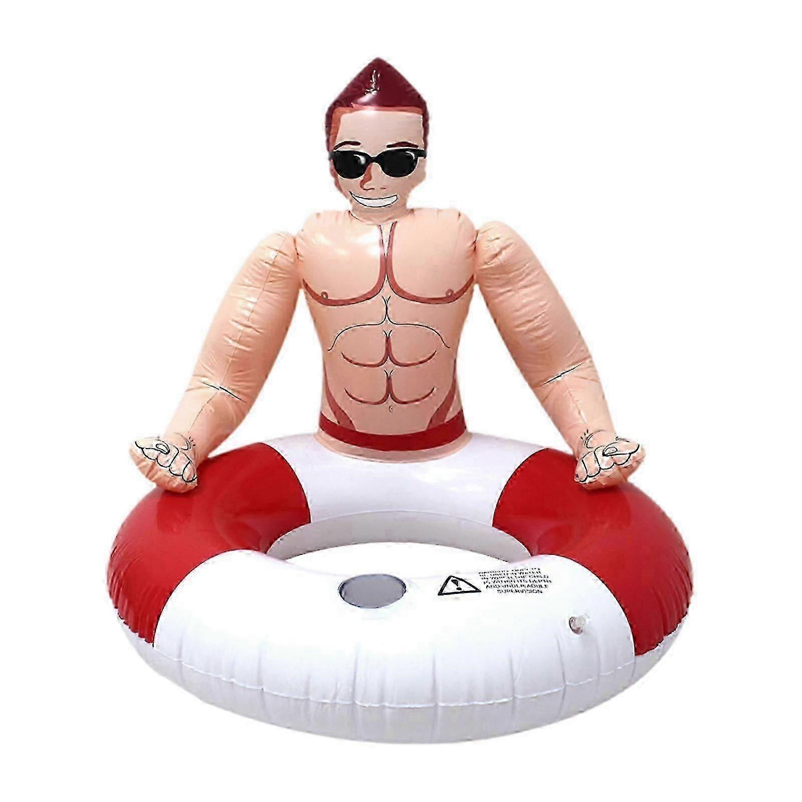Inflatable Swimming Ring Funny Pool Float for Swimming Pool Summer Vacation