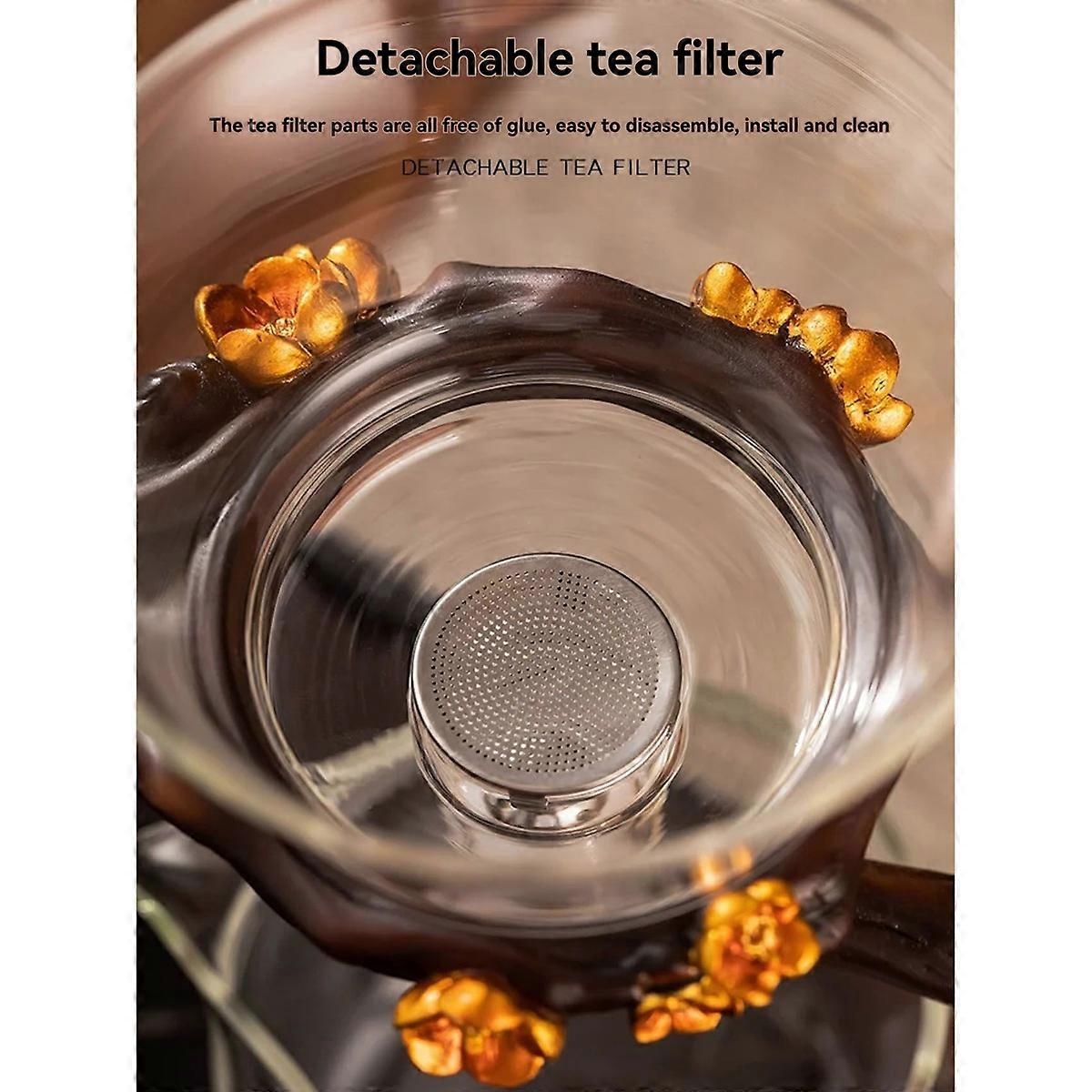Glass Automatic Tea Set for Household