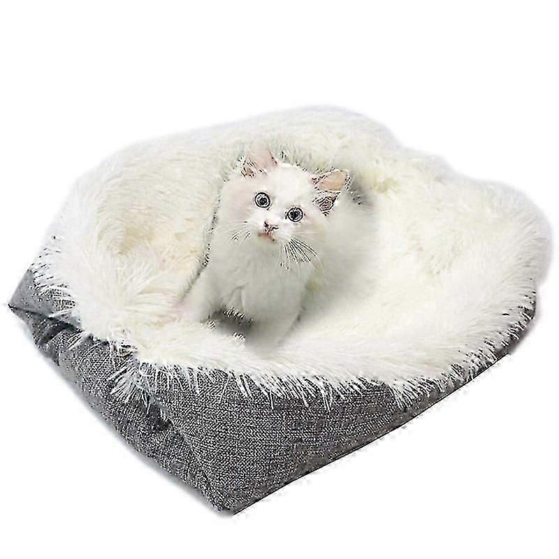 2025 Yeni stil Kedi yatağı, 2'si 1 arada kedi kumu ve köpek kulübesi