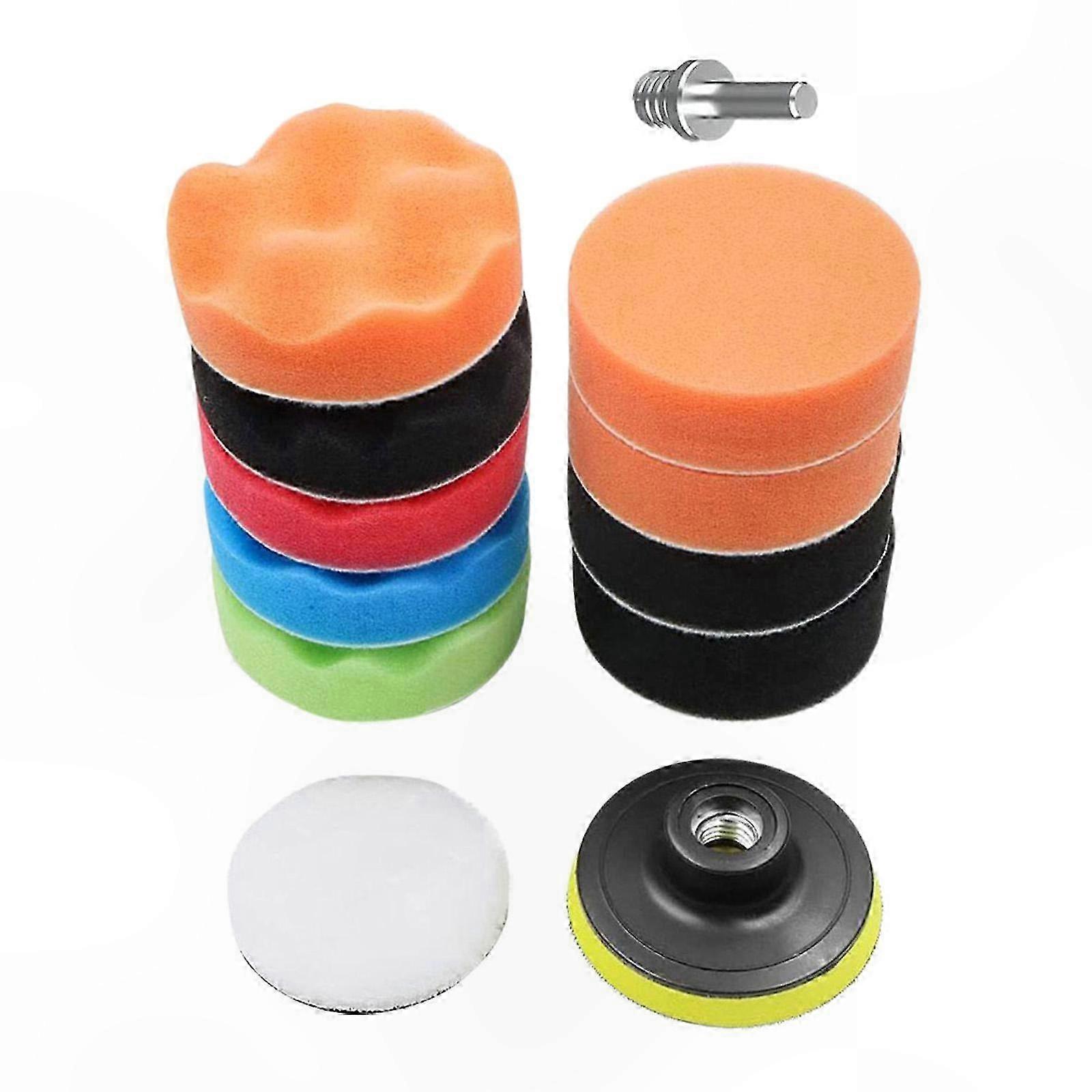 12-Pack Buffing Pads for Car Polishing and Detailing