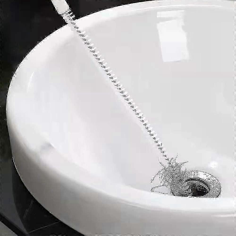 45cm Flexible Drain Cleaning Brush for Unclogging Sewers and Pipes - Essential UK Household Tool