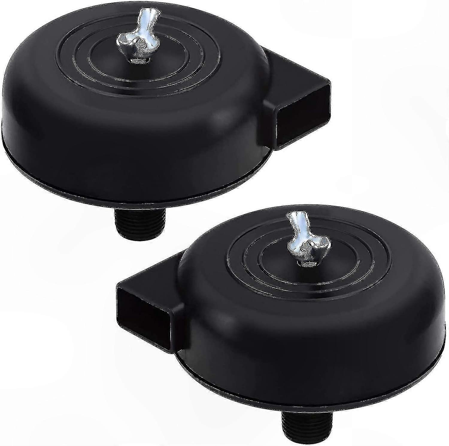 2 Pieces Compressor Filter with 16mm 3/8PT Male Thread for Air Compressor Use