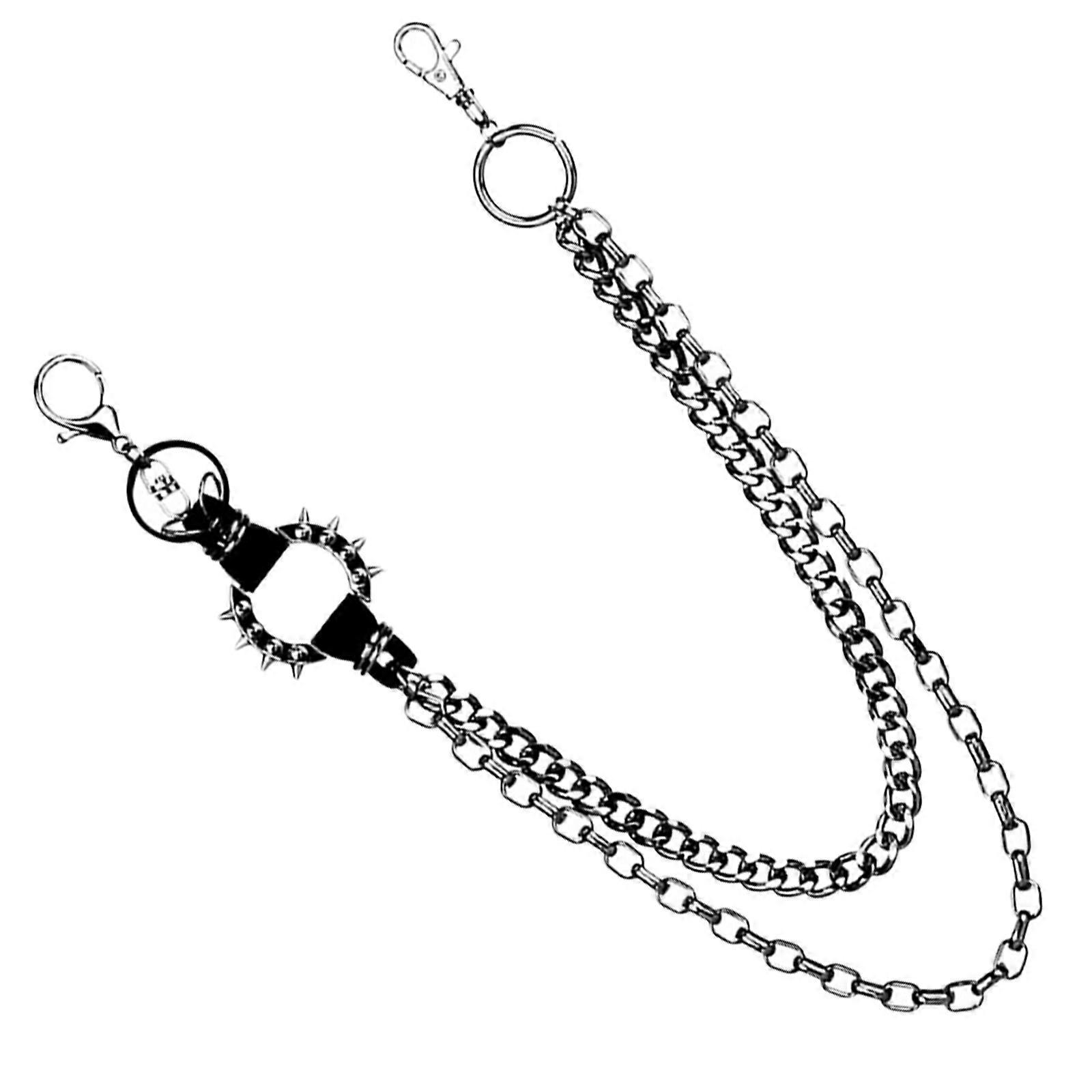 Unisex Pants Chain Belt Chain for Decoration 4Pcs Heavy Duty Waist Chains