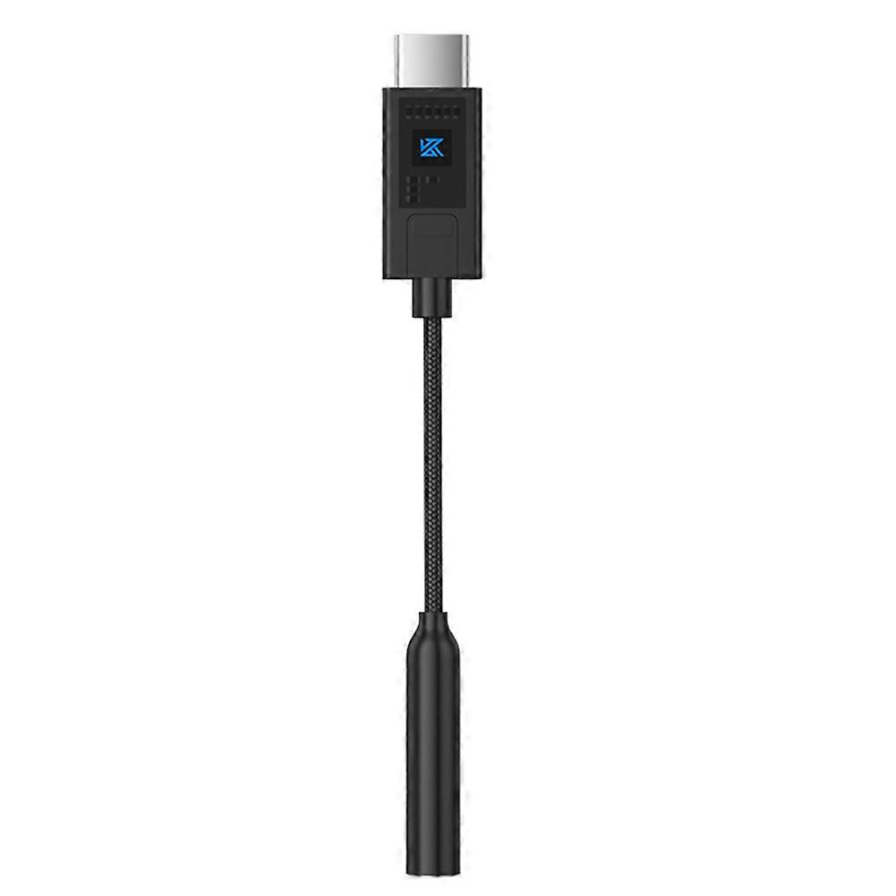 -AM02 Portable Decoding Amplifier USB C to 3.5mm Audio Adapter with Professional 4-Stage EQ Tuni