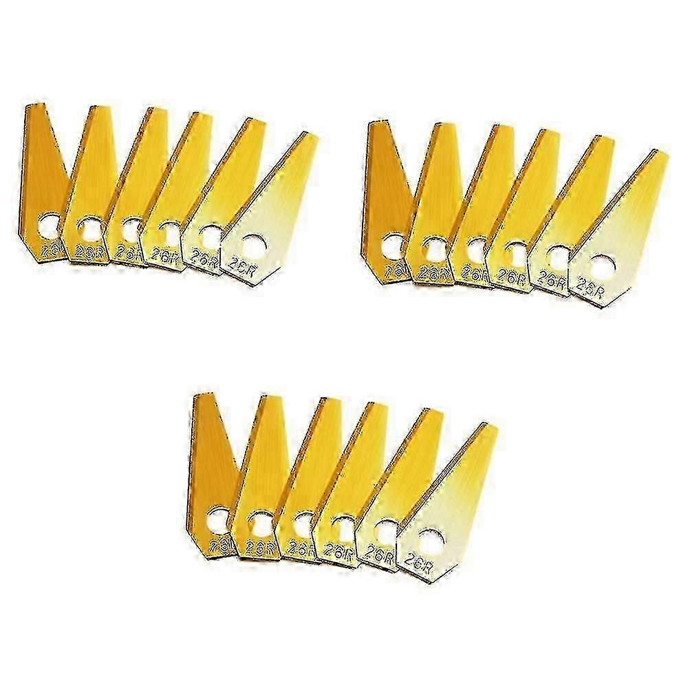 18 Titanium Blades for Bosch Indego Robot Mowers Compatible with S400 S350 S500 Models