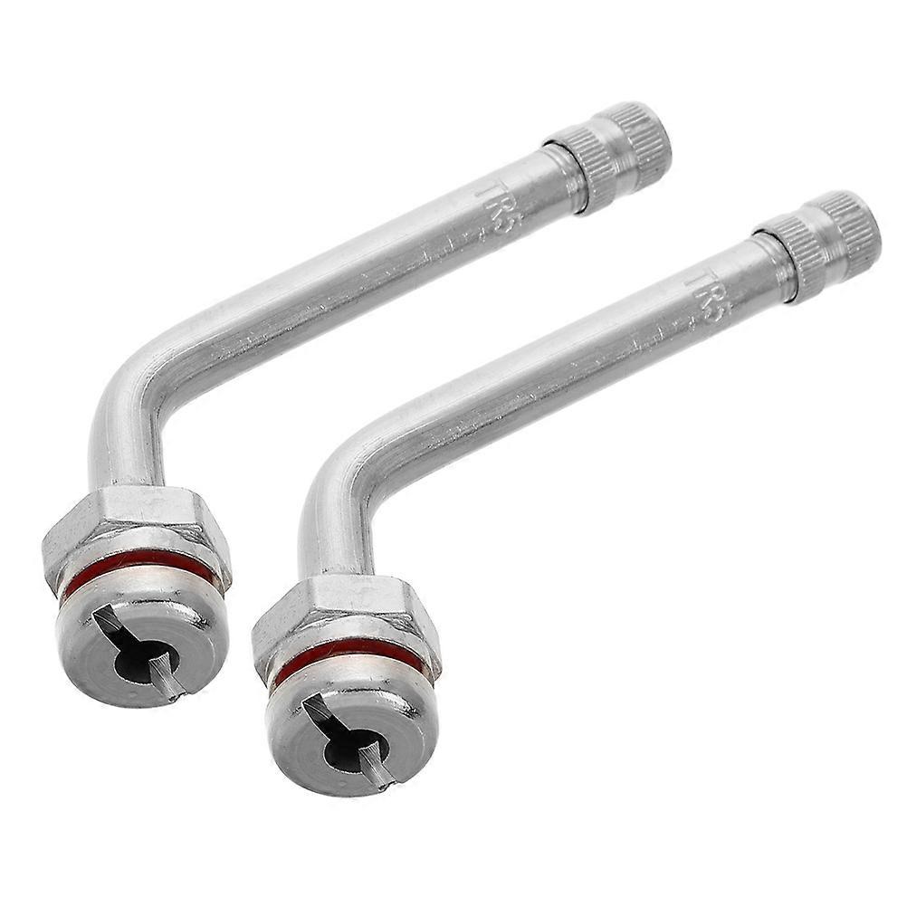 Tire Valve Stems Copper Material Compatible With Various Tires For Replacement Ideal For Maintenance Workers 2Pcs