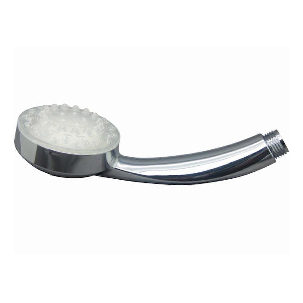 Temperature Control Shower Head for Handheld Use 2Pcs Silver High-Pressure
