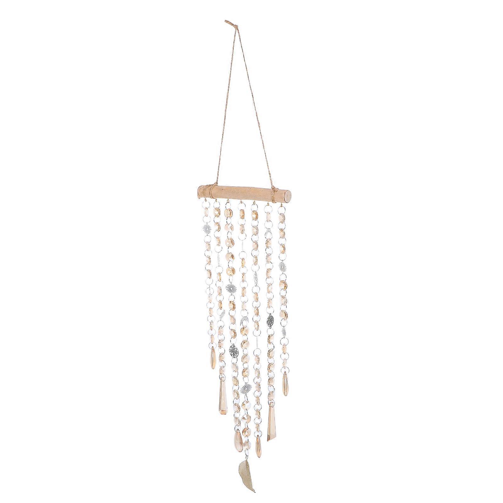 Crystal Prism Wind Chime for Decoration 2Pcs Hanging Rainbow Maker