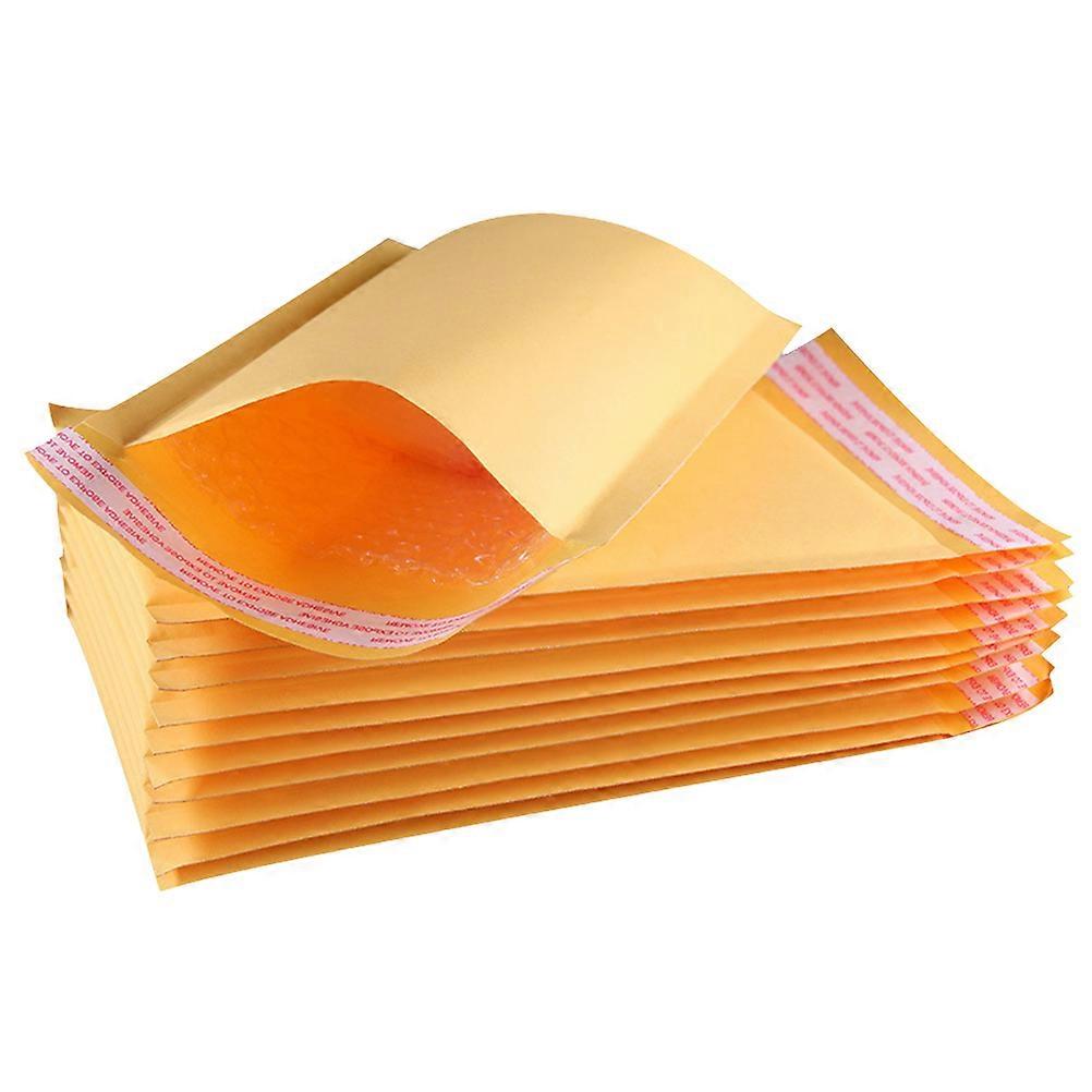 Bubble Padded Envelopes Kraft Mailing Bags for Protecting 100Pcs Orange