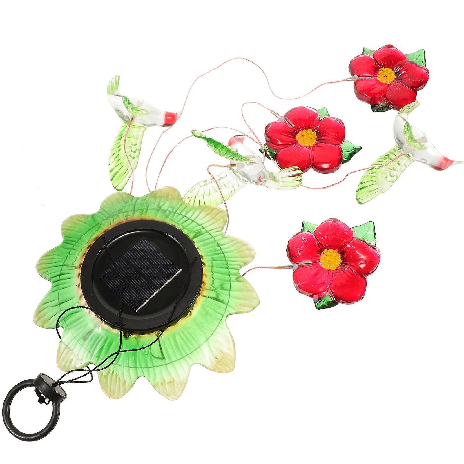 LED Wind Chimes Light Solar Wind Chimes Light for Balcony Decor 2Pcs