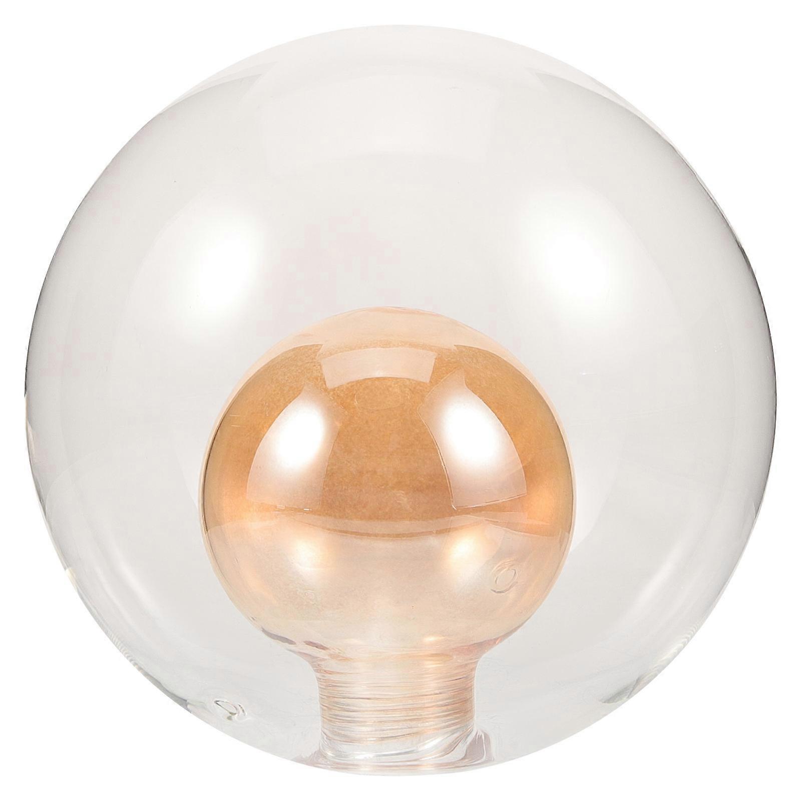 Round Glass Lamp Shade For G9 Screw-Threaded Socket Ideal For Indoor Usage Living Room Decoration 80mm Light Diffusion 2Pcs