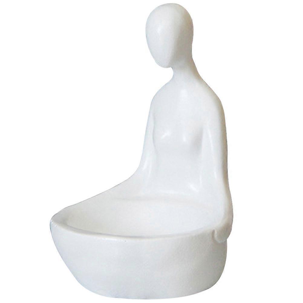 Decorative Abstract Figure Candle Holder Resin Artware 3Pcs Set