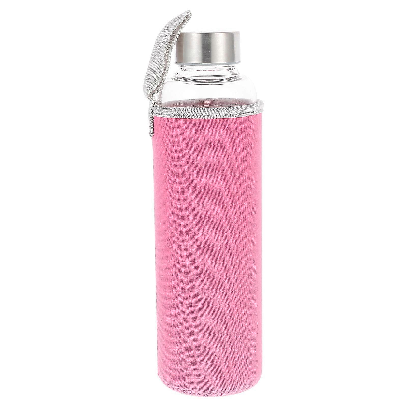 Glass Bottles Borosilicate for Travel 3Pcs with Tea Filter and Sleeve